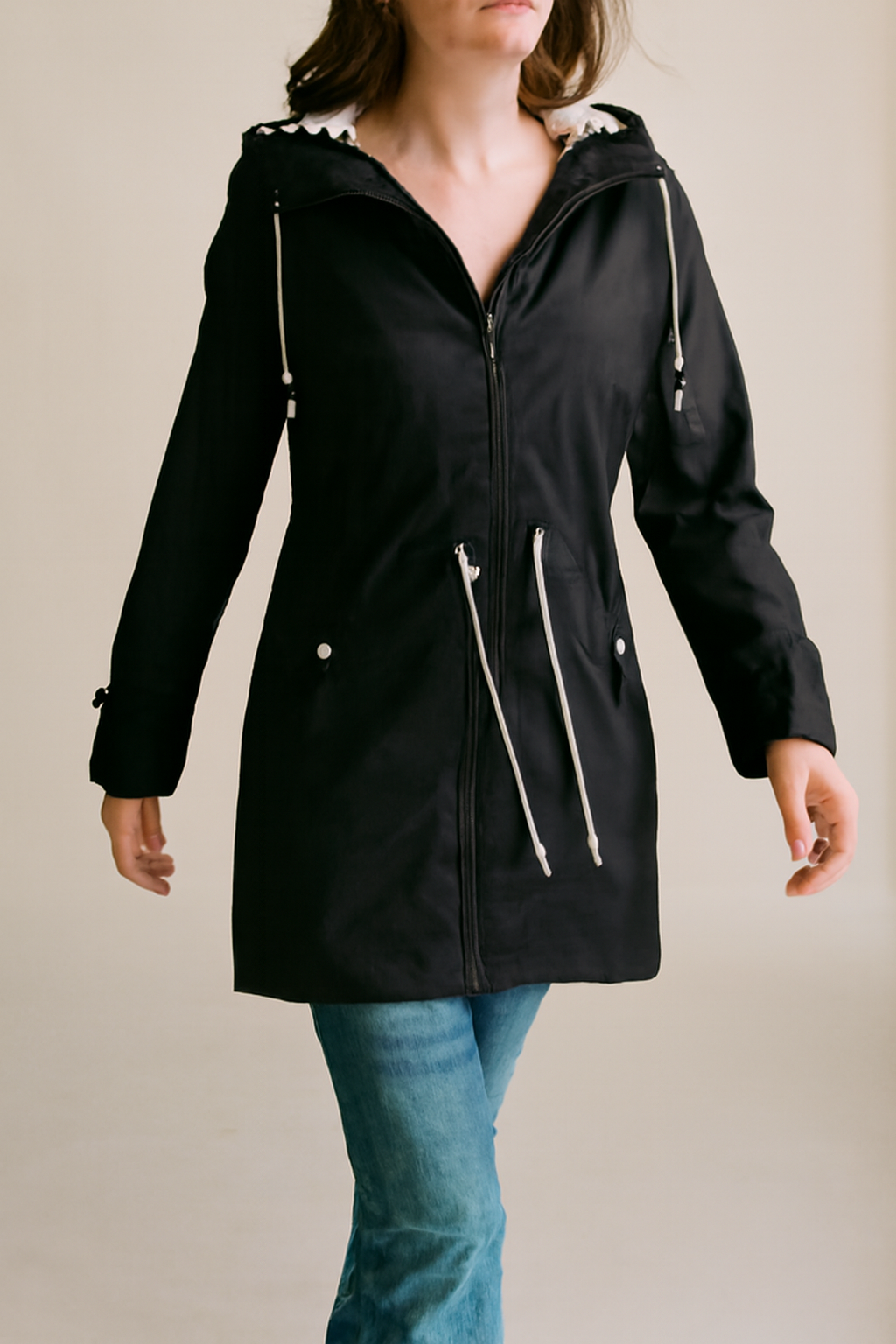 Nola - Women's Stylish Waterproof Jacket with Hood