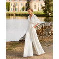 Nyla - Women's Elegant V-Neck Jumpsuit