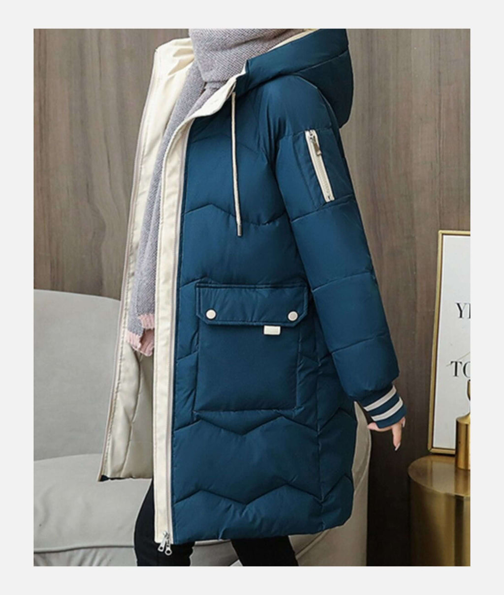 Nyssa - Women's Quilted Winter Coats with Hood