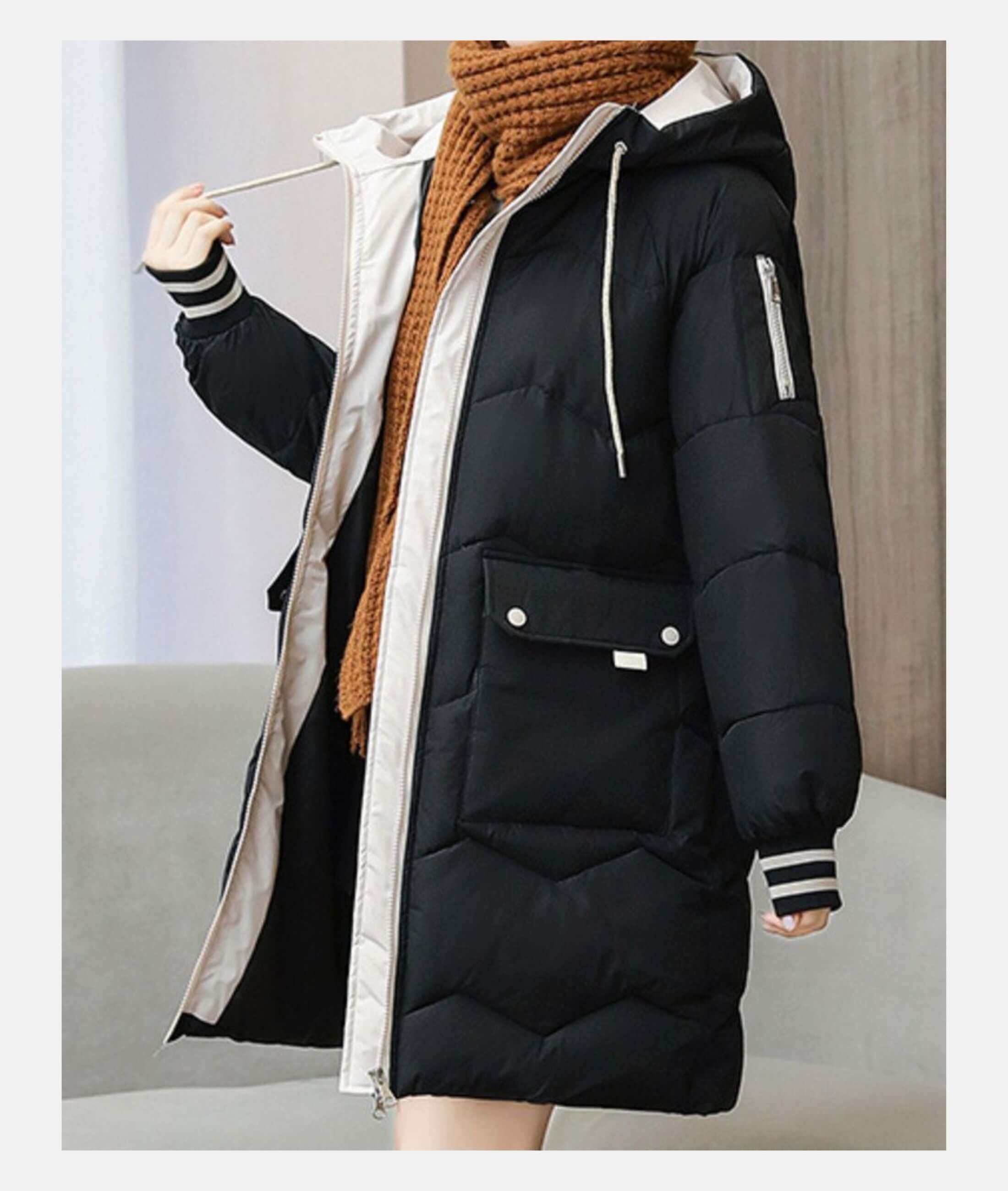 Nyssa - Women's Quilted Winter Coats with Hood