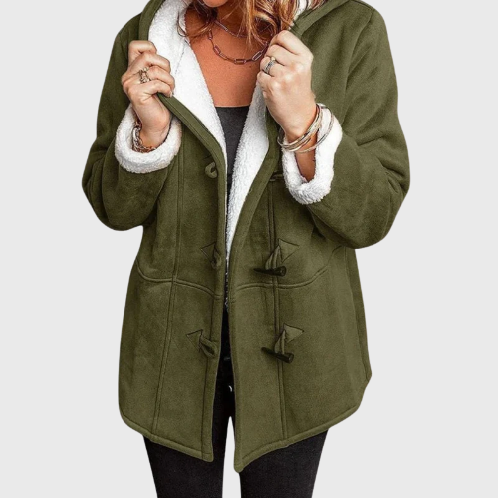 Ophelia - Women's Cosy Toggle Fastening Jacket