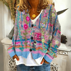 Orla - Women's Colourful Knit Cardigan