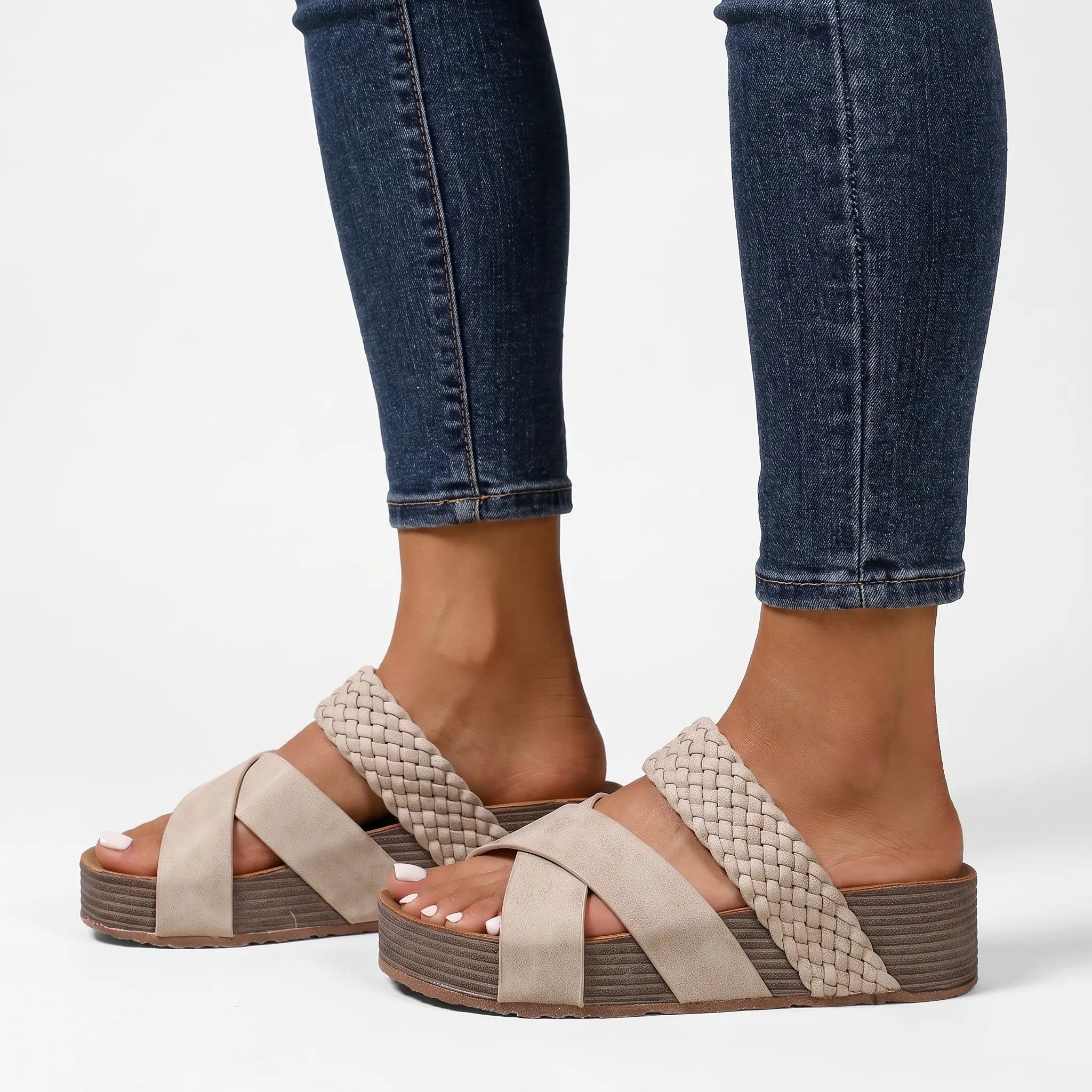 Orthella - Woven-Strap Comfort Ladies Sandals
