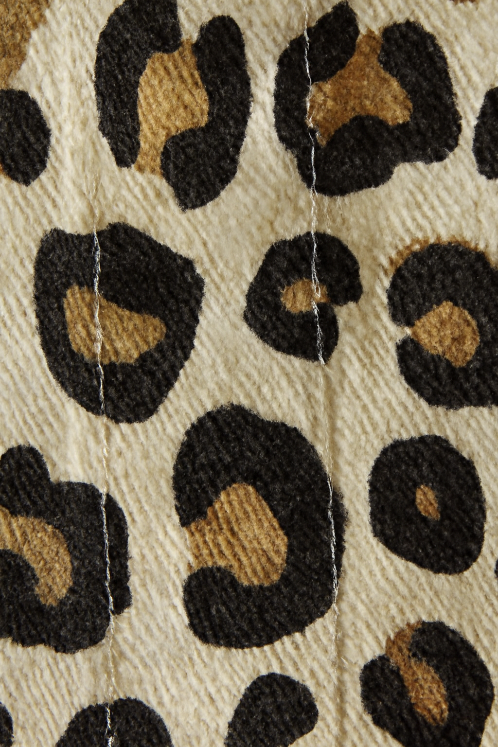 Petra - Women's Leopard Print Midi Dress with Colourful Hem