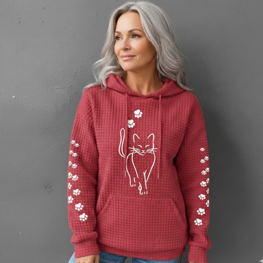 Priya - Women's Comfortable Cat Hoodie