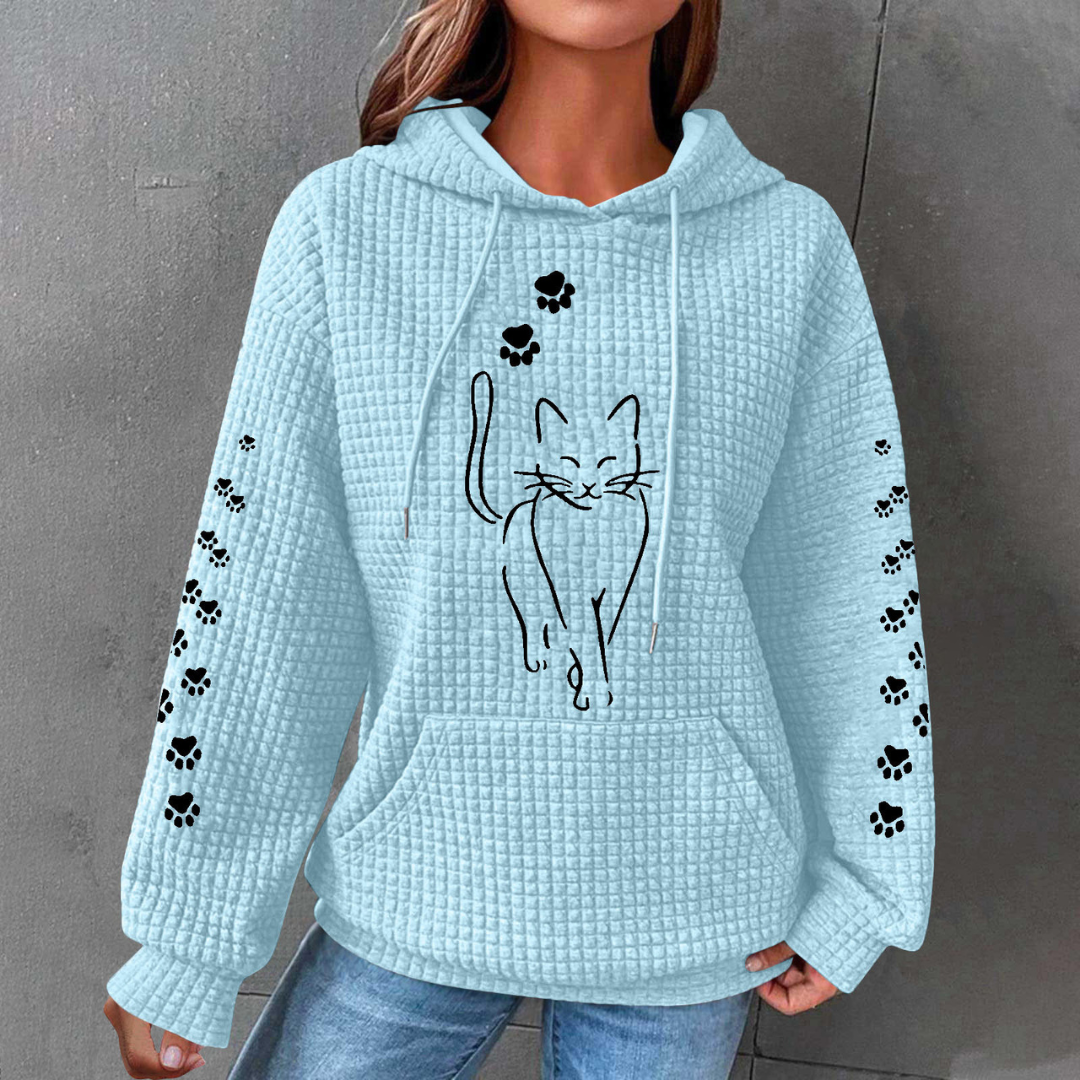 Priya - Women's Comfortable Cat Hoodie