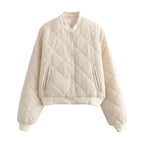 Ren - Women's Quilted Bomber Jacket