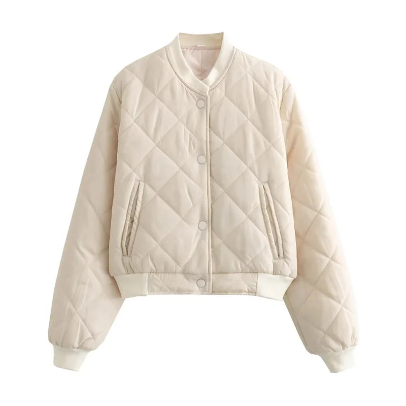 Ren - Women's Quilted Bomber Jacket