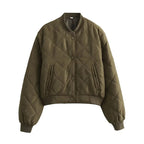Ren - Women's Quilted Bomber Jacket