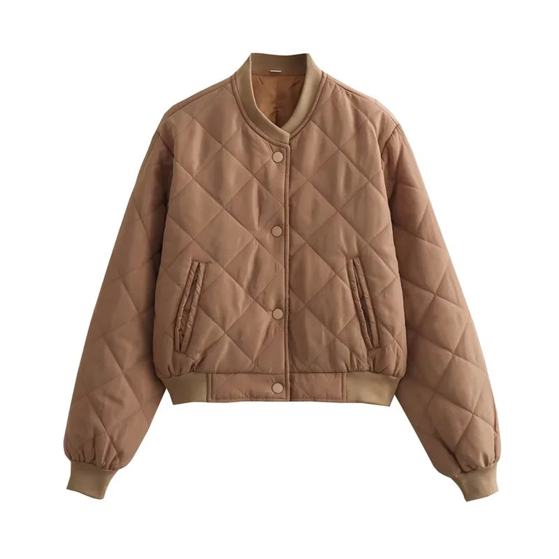 Ren - Women's Quilted Bomber Jacket