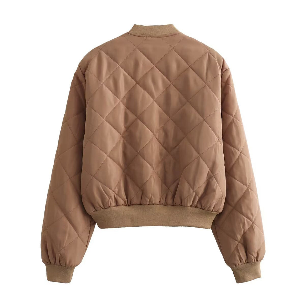 Ren - Women's Quilted Bomber Jacket