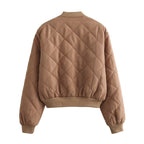Ren - Women's Quilted Bomber Jacket