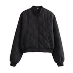 Ren - Women's Quilted Bomber Jacket