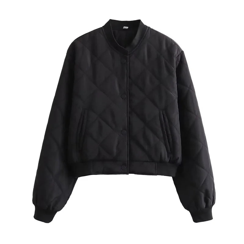 Ren - Women's Quilted Bomber Jacket