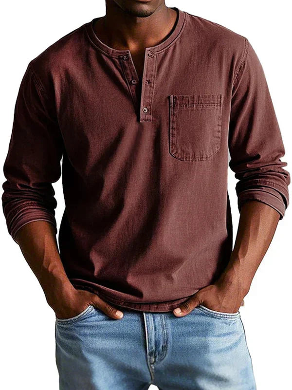 Ronan - Men's Classic Henley Shirts