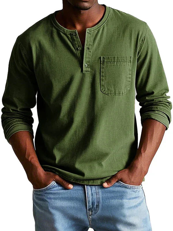 Ronan - Men's Classic Henley Shirts
