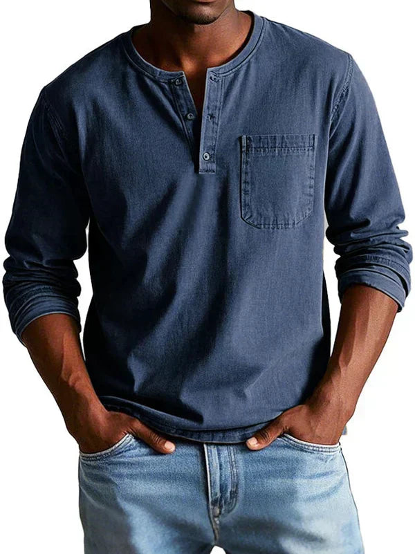 Ronan - Men's Classic Henley Shirts