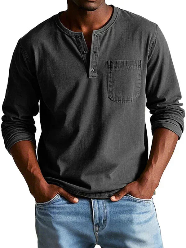 Ronan - Men's Classic Henley Shirts