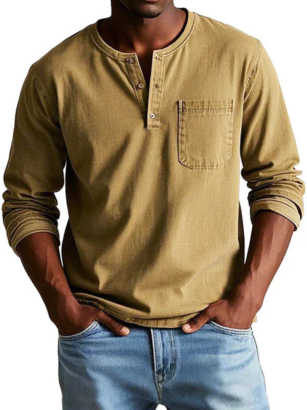Ronan - Men's Classic Henley Shirts