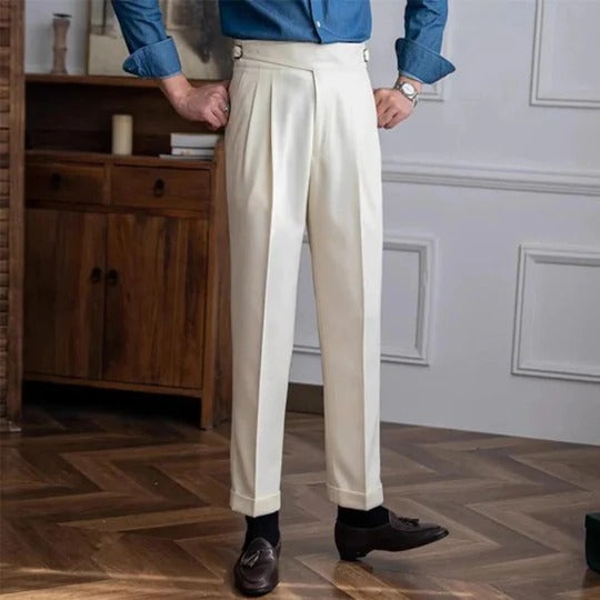 Rowan - Men's Classic Pleated Work Trousers