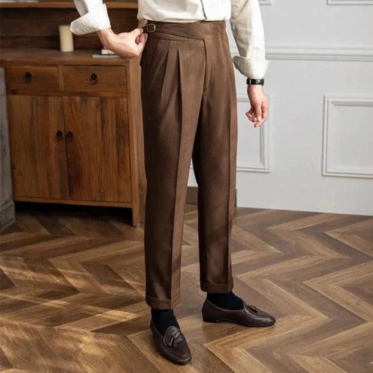 Rowan - Men's Classic Pleated Work Trousers