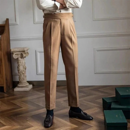 Rowan - Men's Classic Pleated Work Trousers