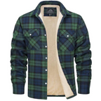 Rowan - Men's Plaid Jacket with Fleece Lining