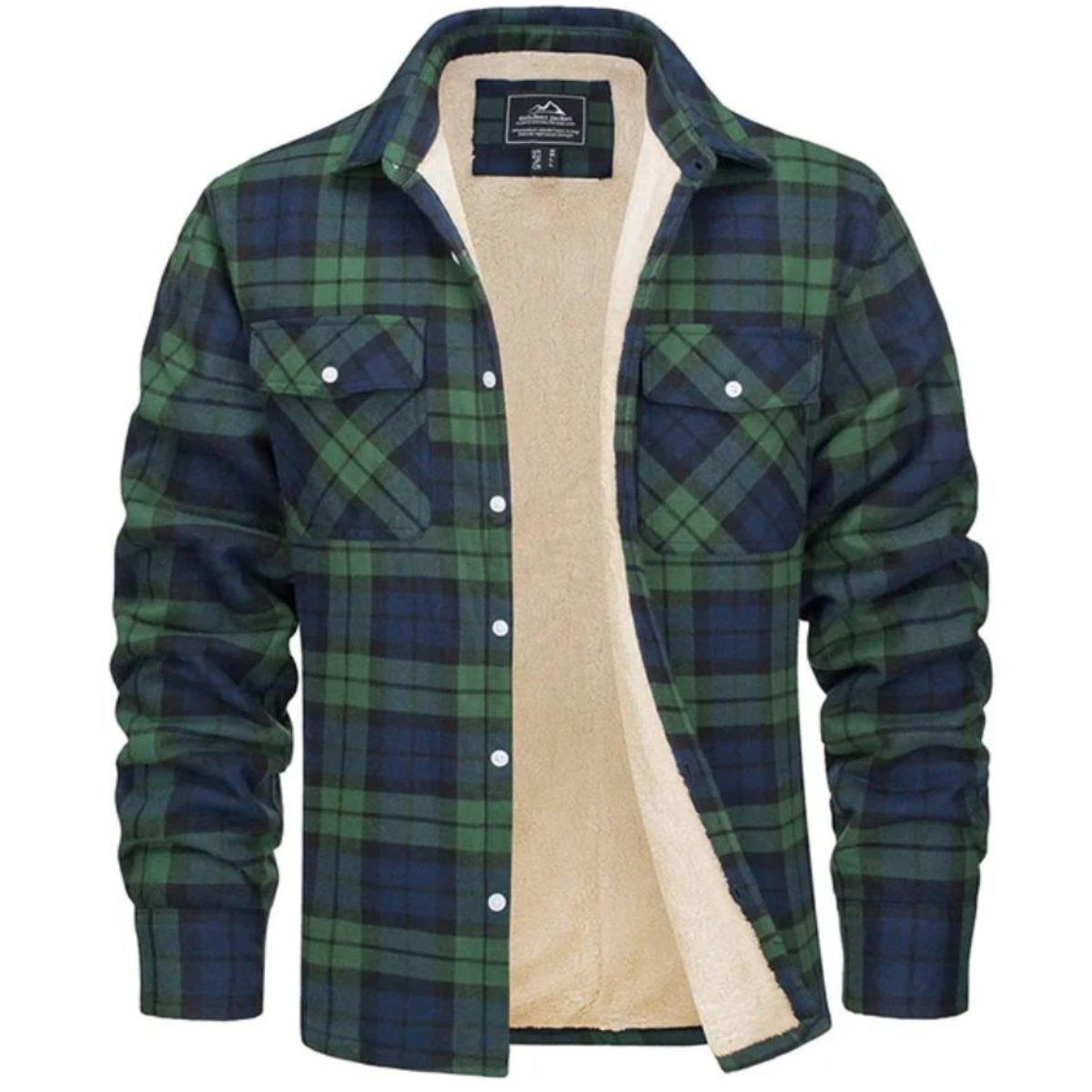 Rowan - Men's Plaid Jacket with Fleece Lining