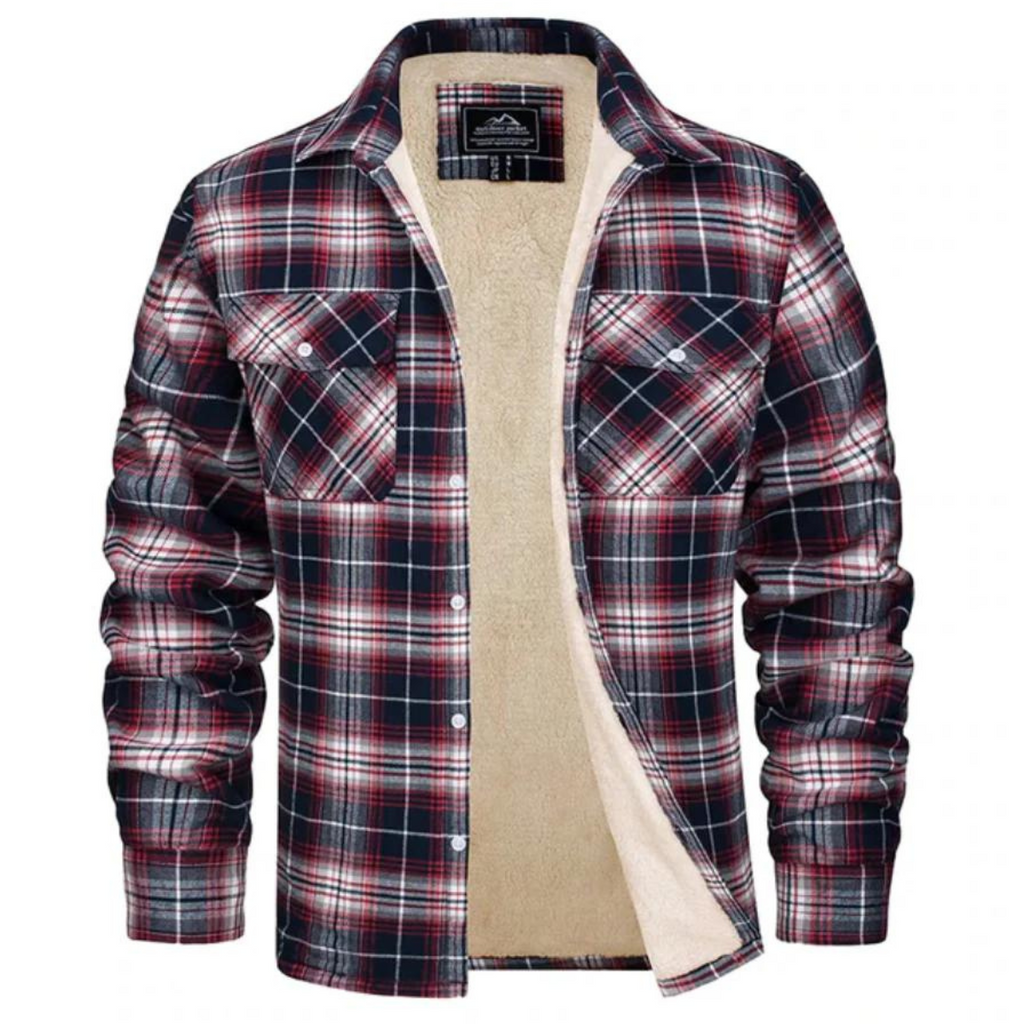 Rowan - Men's Plaid Jacket with Fleece Lining
