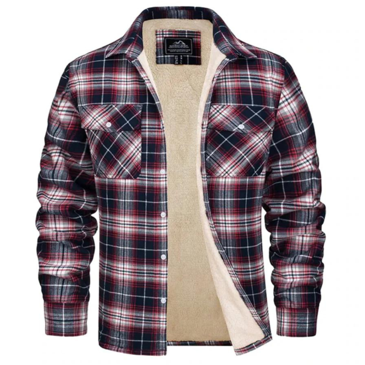 Rowan - Men's Plaid Jacket with Fleece Lining