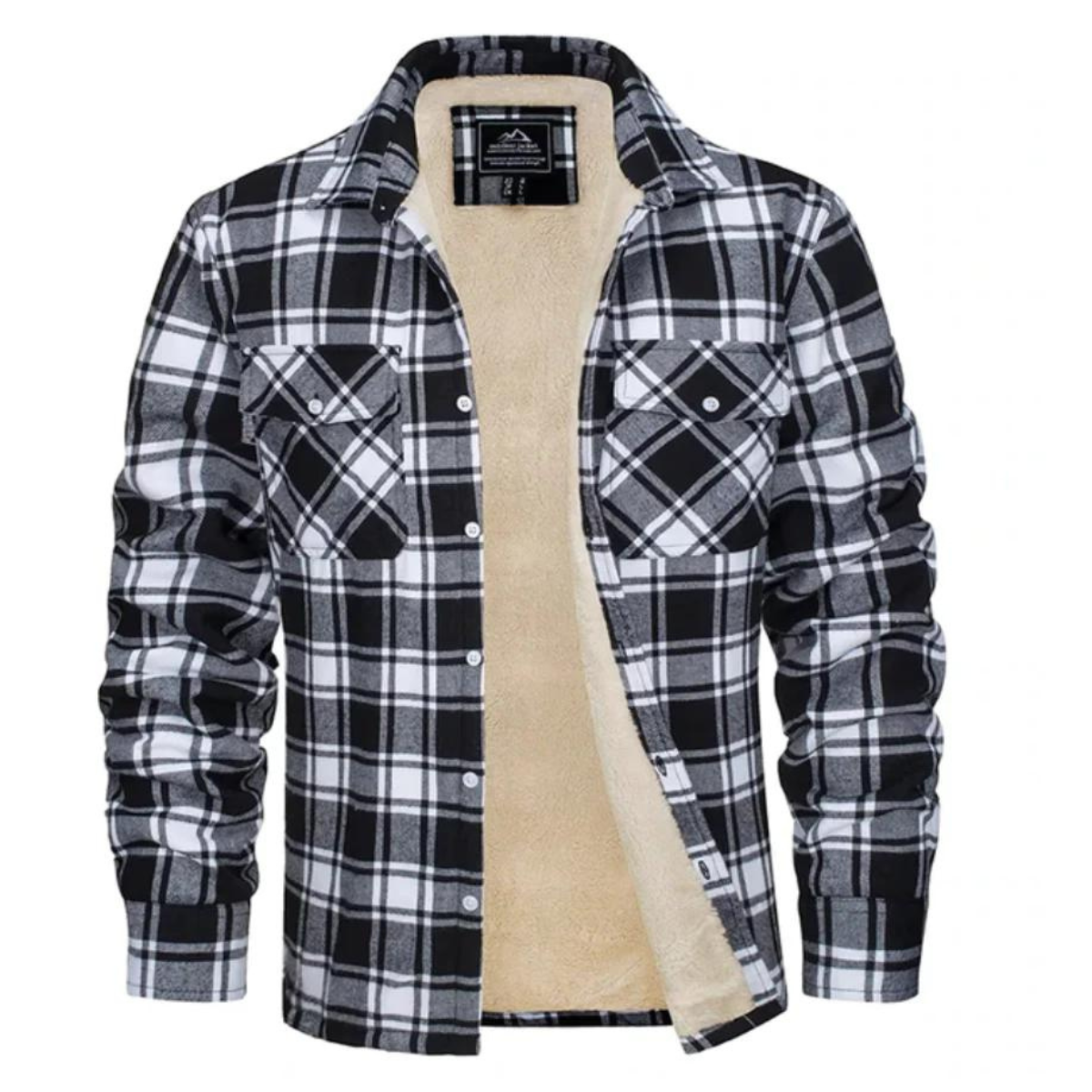 Rowan - Men's Plaid Jacket with Fleece Lining