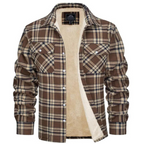 Rowan - Men's Plaid Jacket with Fleece Lining