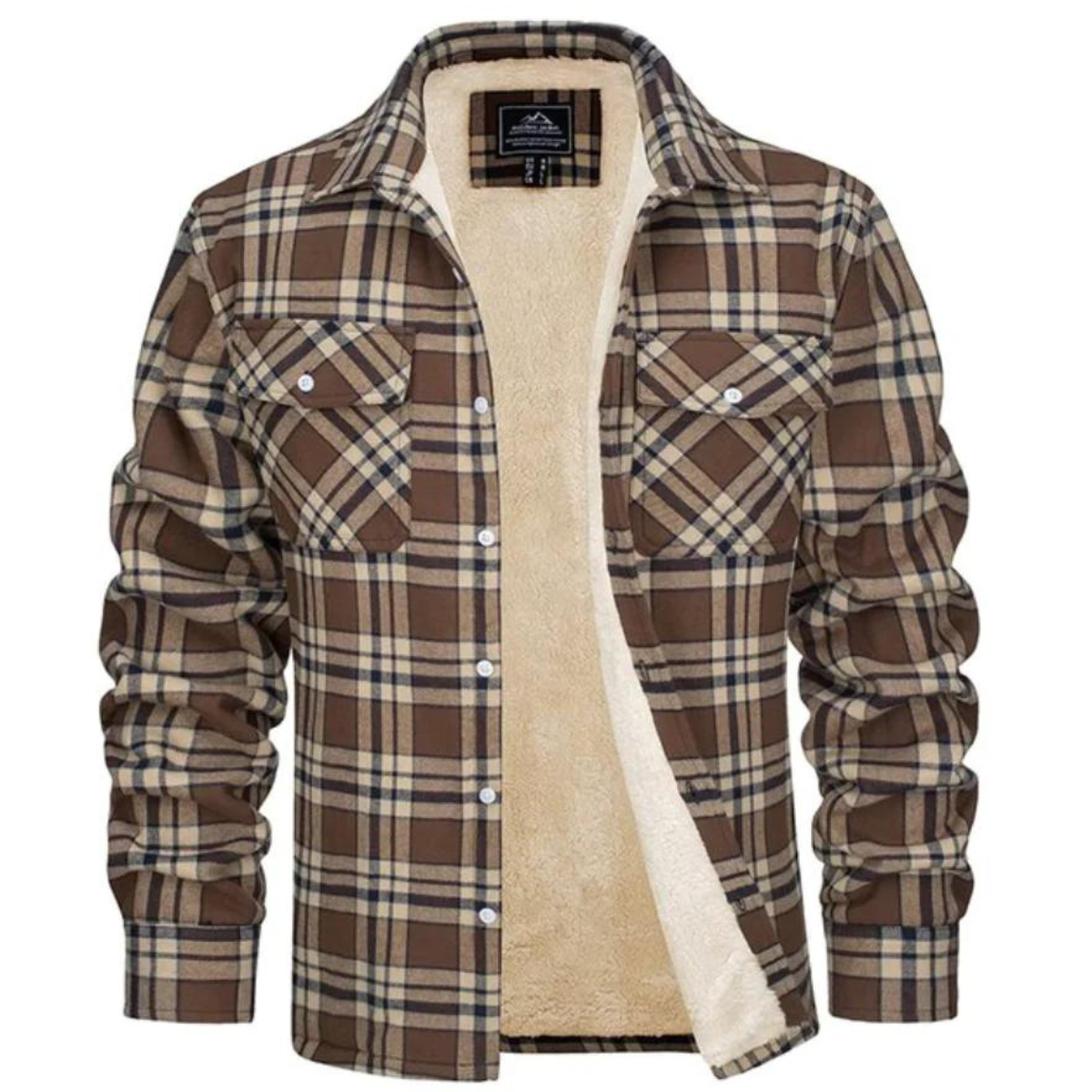 Rowan - Men's Plaid Jacket with Fleece Lining