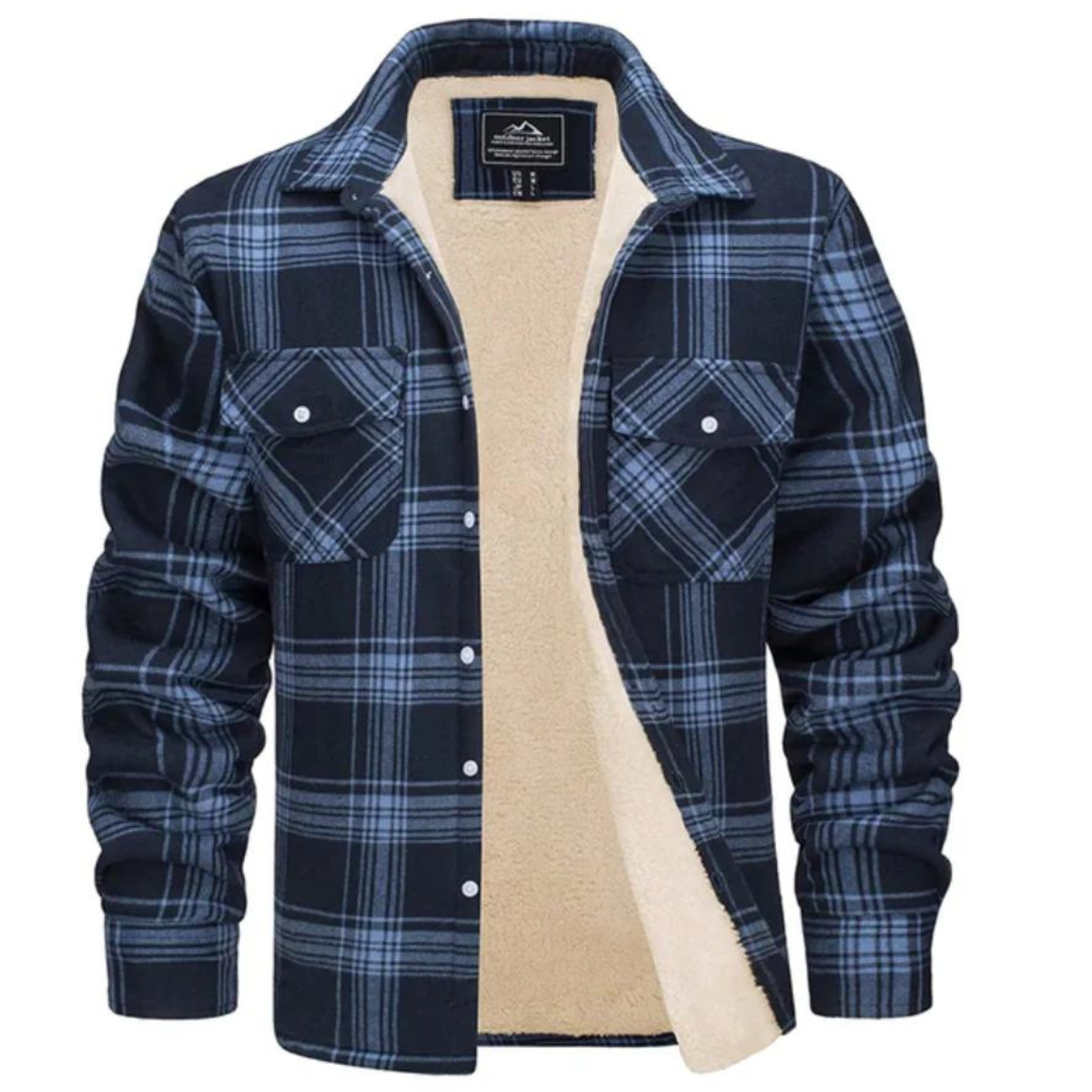 Rowan - Men's Plaid Jacket with Fleece Lining