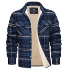 Rowan - Men's Plaid Jacket with Fleece Lining