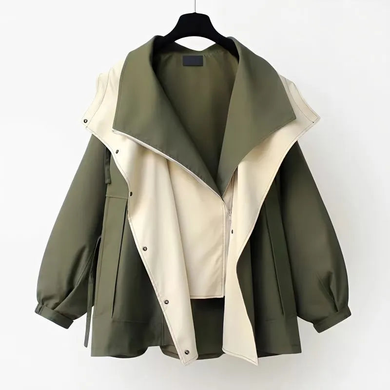 Rowan - Women's Oversized Hooded Cagoule Jacket