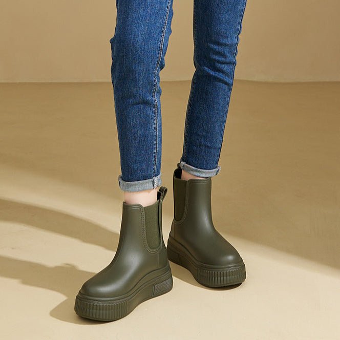 Rowan - Women's Waterproof Platform Chelsea Boots