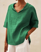 Sable - Women's Casual Linen Blouse