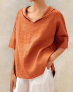 Sable - Women's Casual Linen Blouse