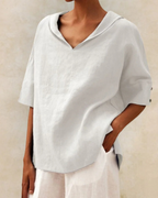 Sable - Women's Casual Linen Blouse