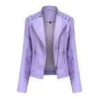 Saffron - Women's Stylish Faux Leather Jacket