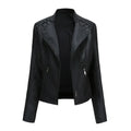 Saffron - Women's Stylish Faux Leather Jacket