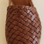 Saffron - Women's Stylish Woven Slingback Loafers