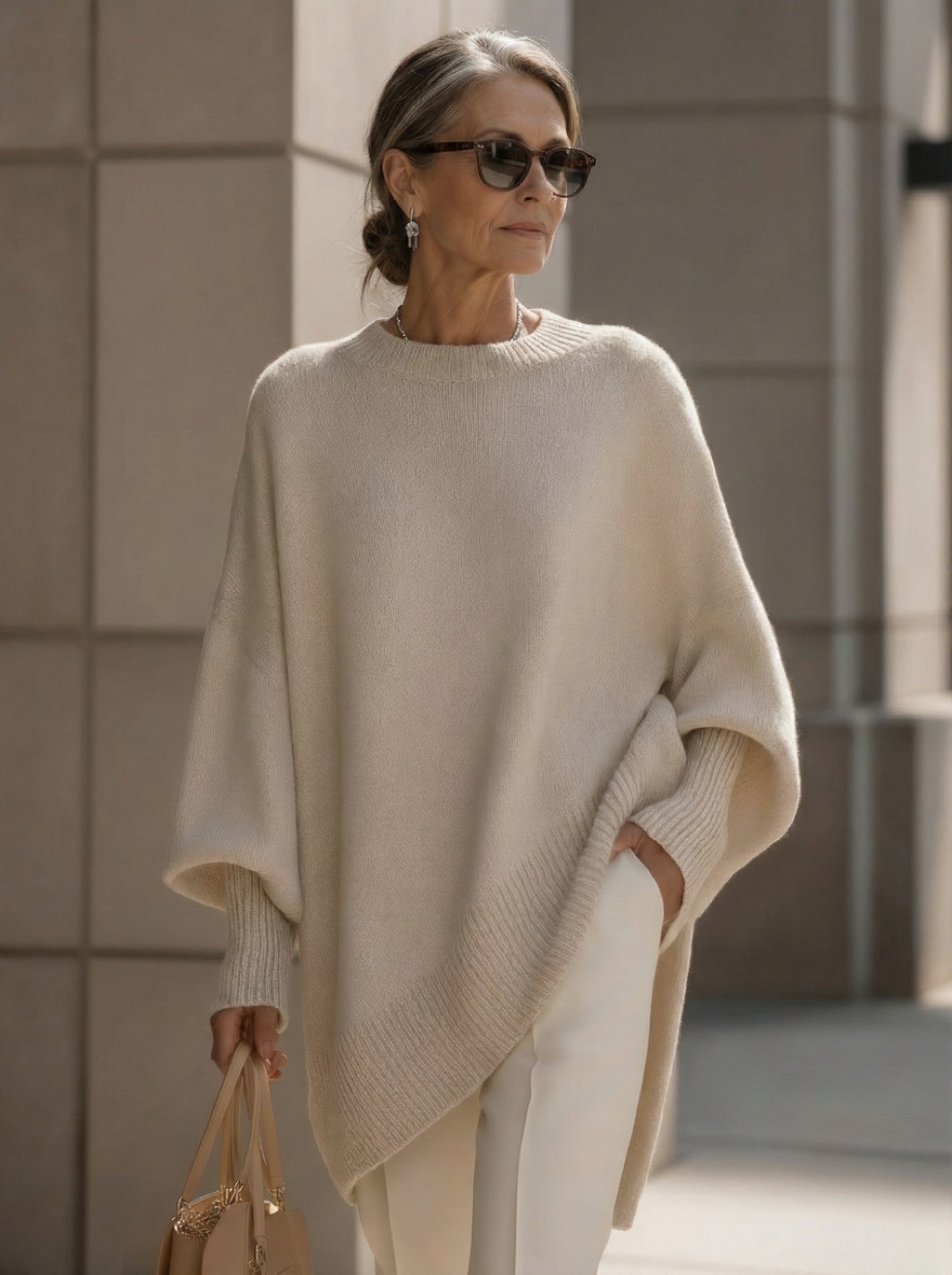 Sanne - Women's Oversized Knit Jumper
