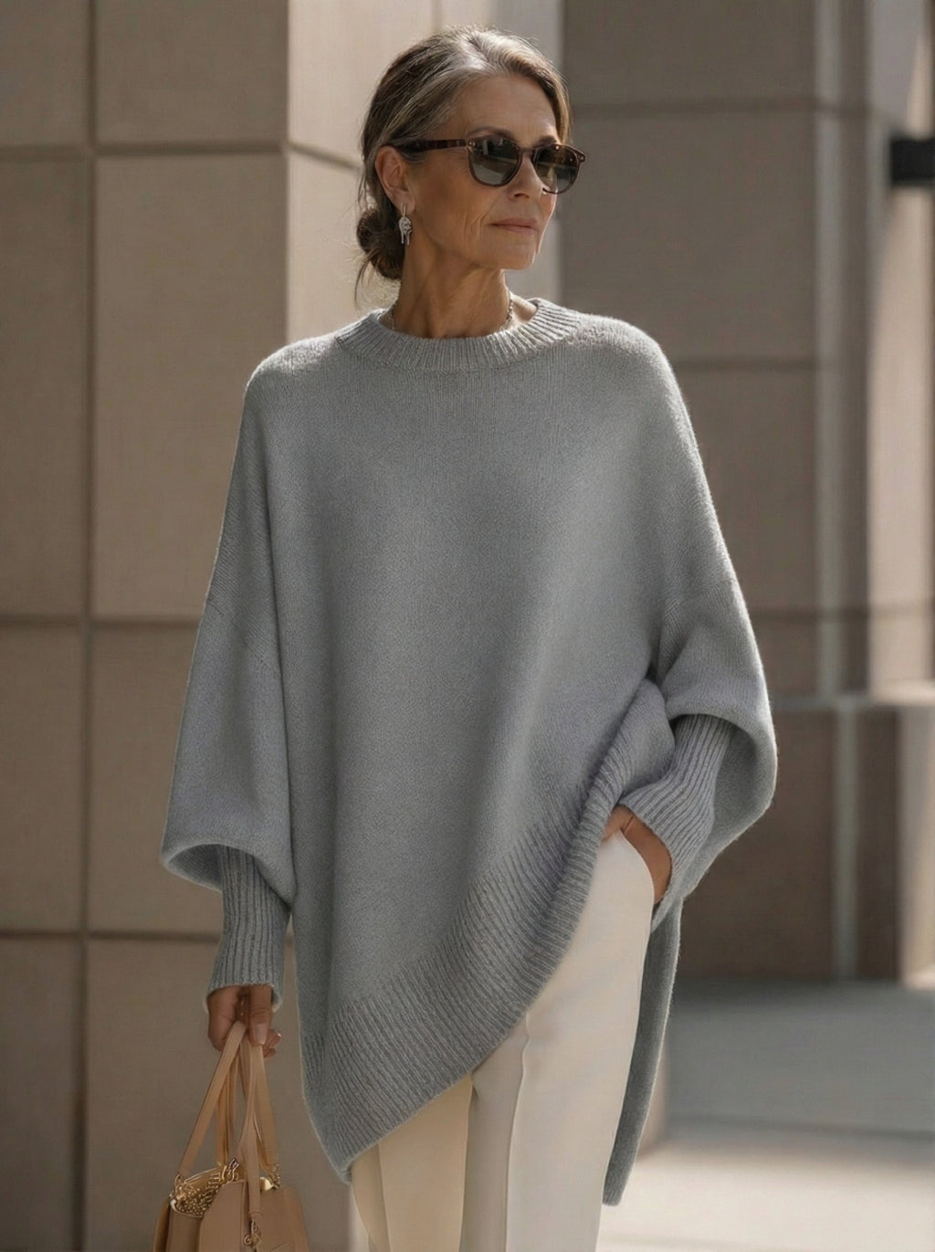 Sanne - Women's Oversized Knit Jumper