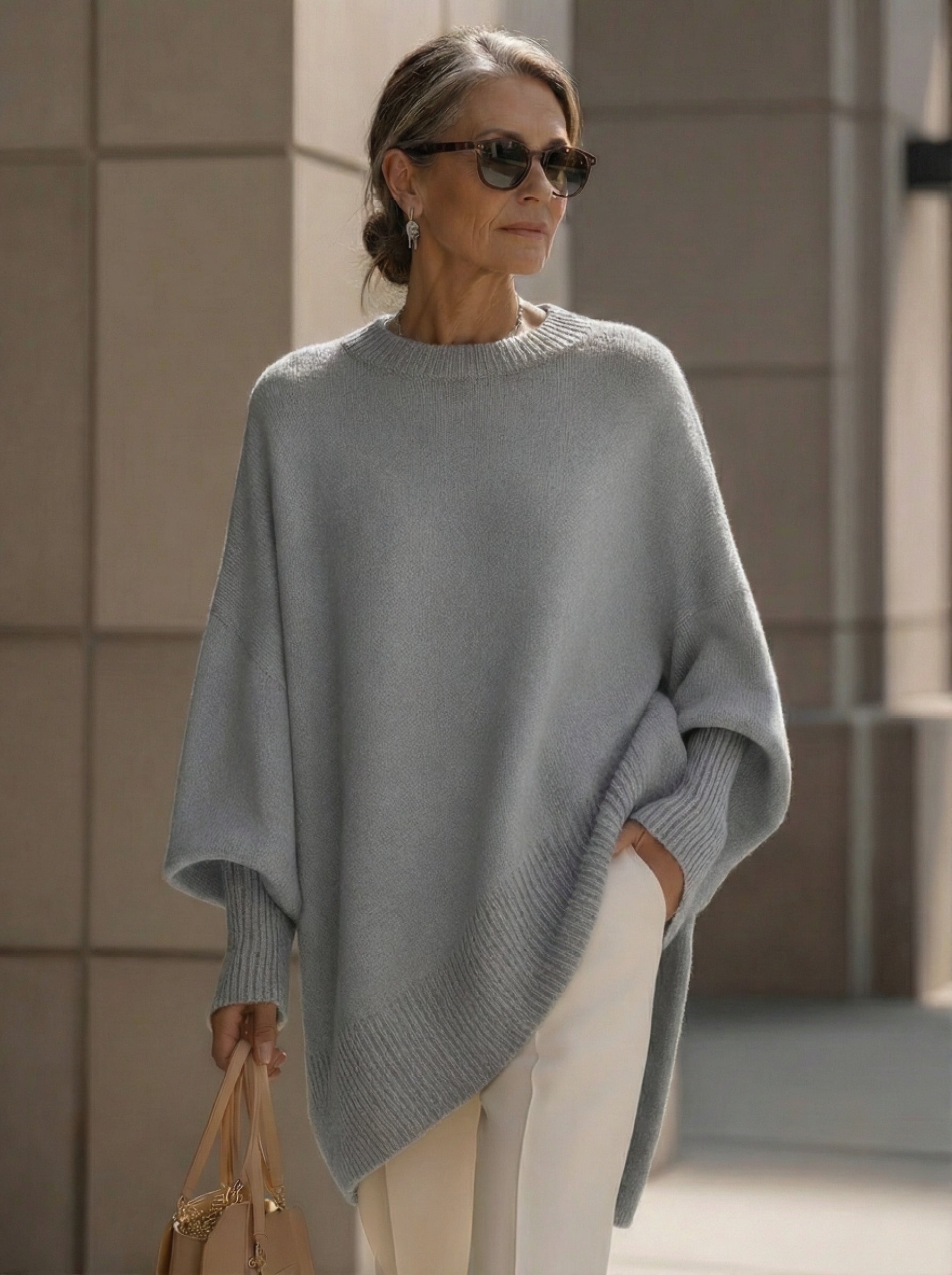 Sanne - Women's Oversized Knit Jumper