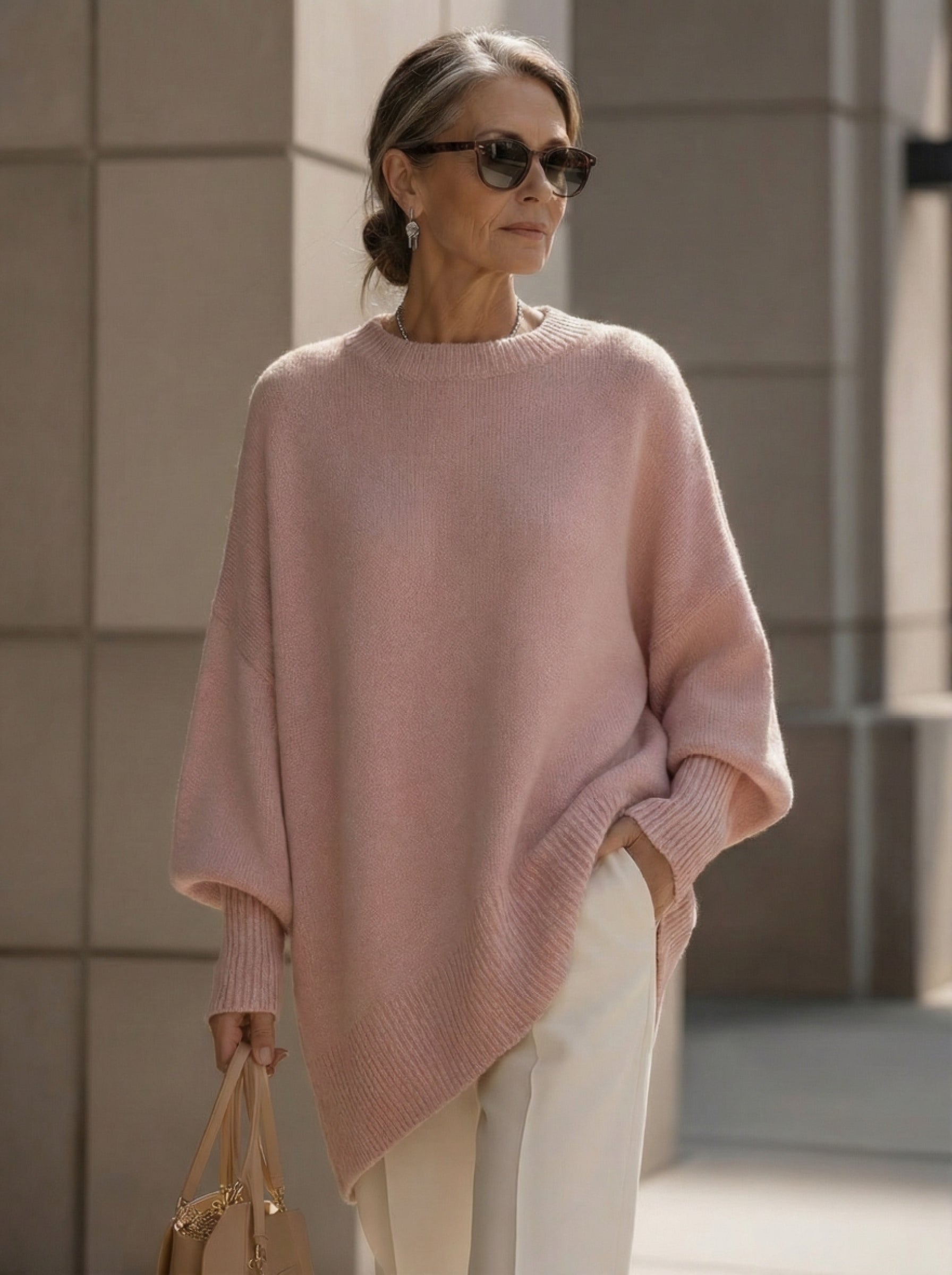 Sanne - Women's Oversized Knit Jumper