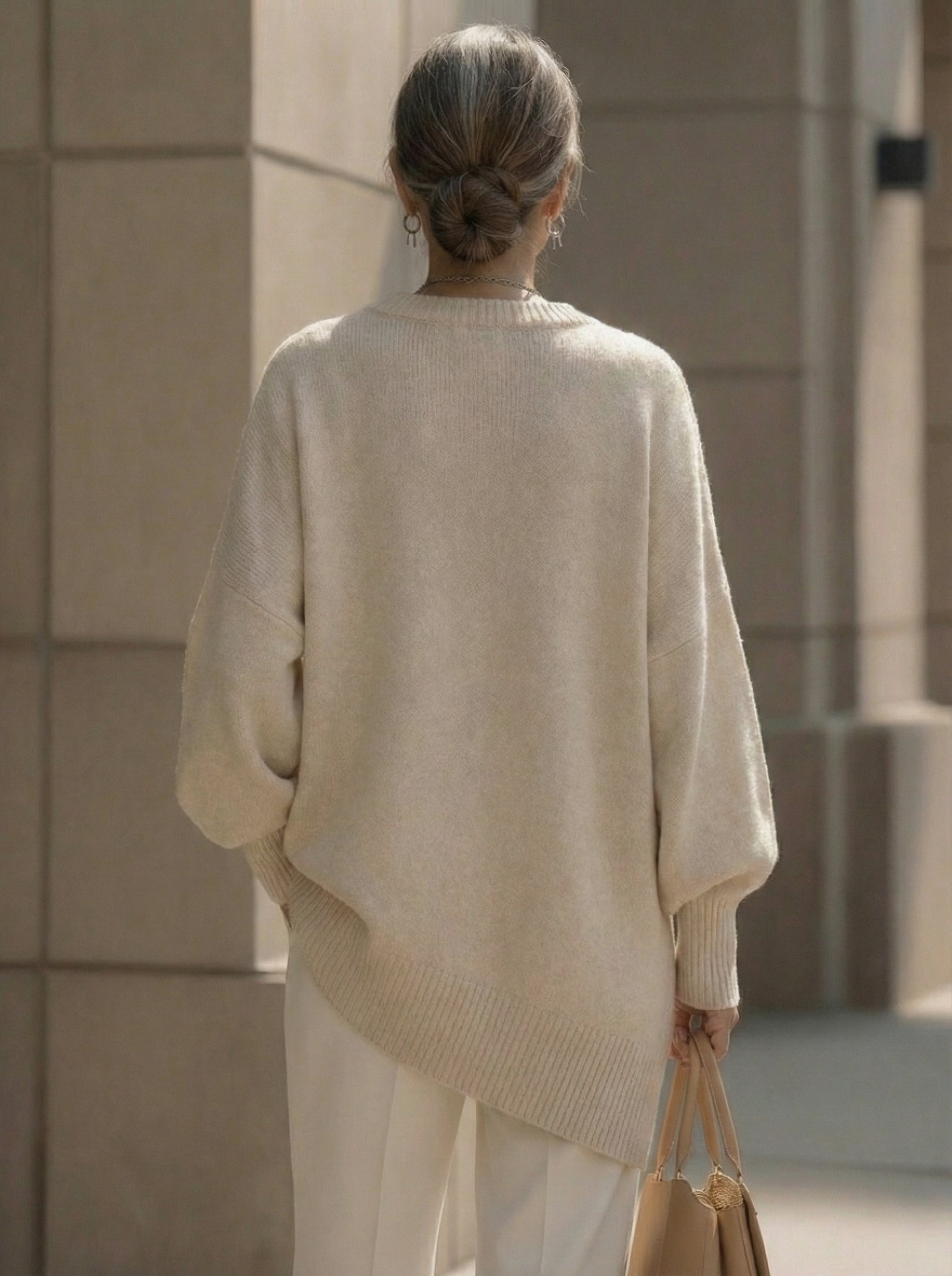 Sanne - Women's Oversized Knit Jumper
