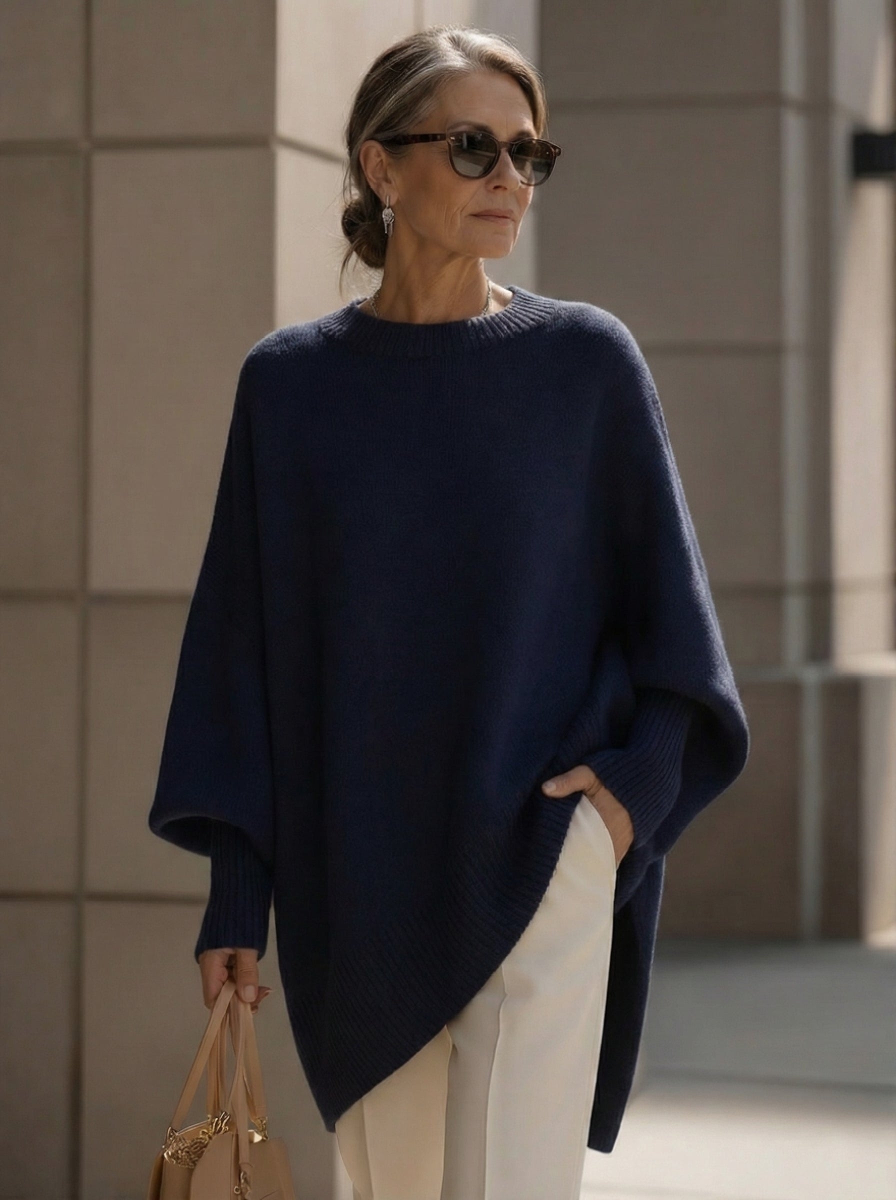 Sanne - Women's Oversized Knit Jumper