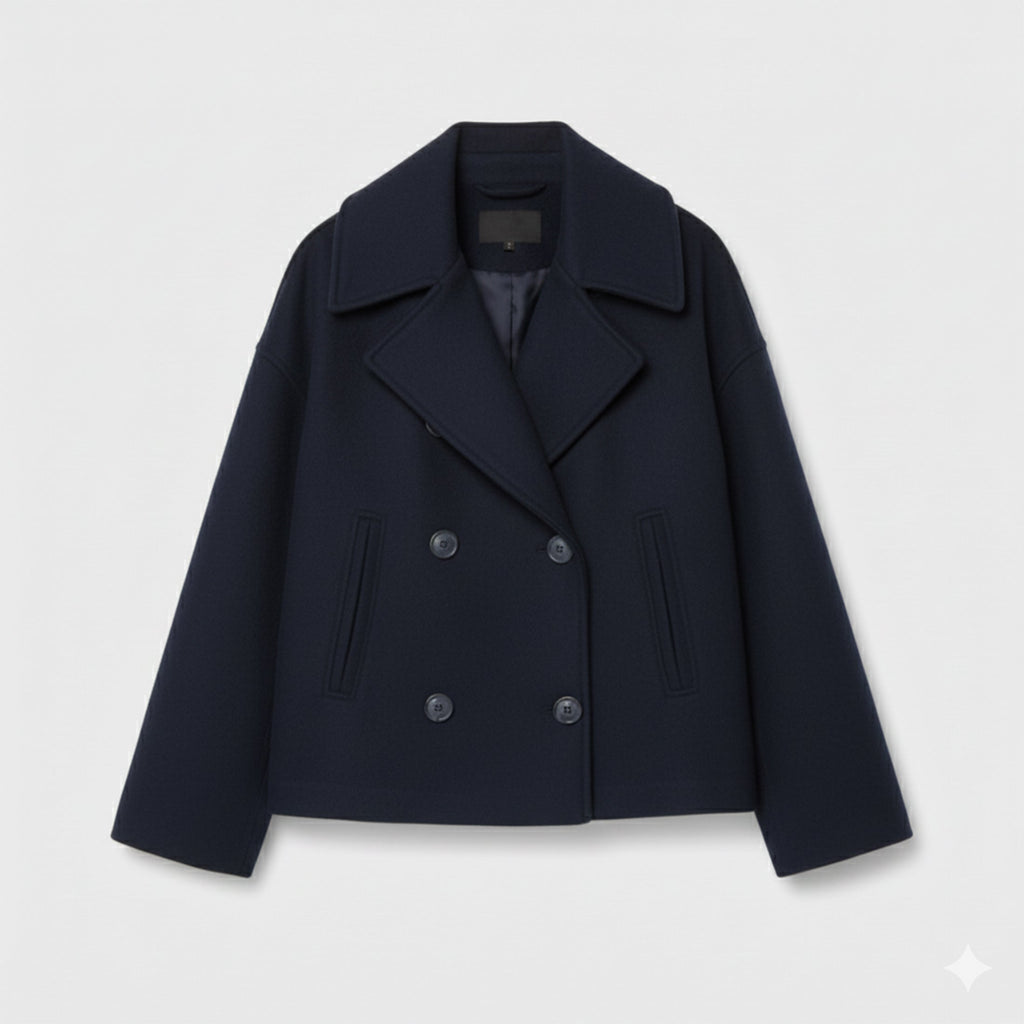 Selene - Women's Classic Double-Breasted Coat